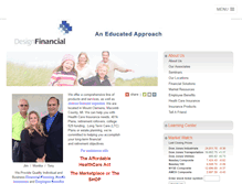 Tablet Screenshot of designfinancial.com